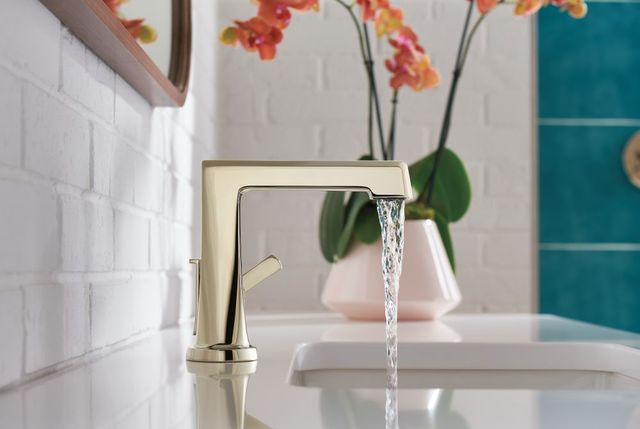 Brizo Levoir™ Brilliance® Polished Nickel 7" Single-Handle Lavatory Faucet-1