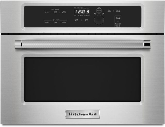 KitchenAid® 1.4 Cu. Ft. Stainless Steel Built In Microwave-1