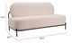 Zuo® Modern Arendal Vanilla Sofa-1