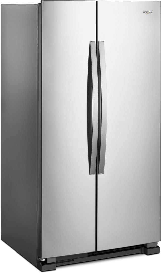 Réfrigérateur côte-à-côte de 36 po Whirlpool® de 25.1 pi³ - Acier inoxydable monochromatique-2