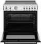 Bertazzoni Professional Series 36" Fingerprint Resistant Stainless Steel Pro Style Induction Range-1