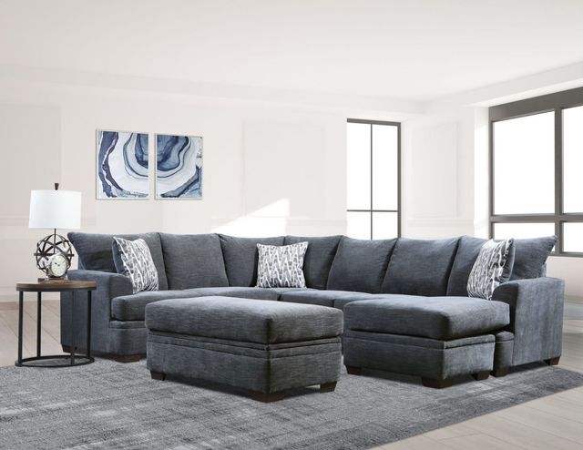 Peak Living Aden 2-Piece Grey Sectional-1