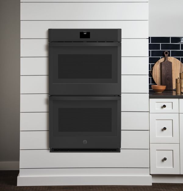 GE 30" Black Electric Built In Double Oven