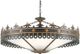 Currey & Company Bunny Williams Berkeley Antique Gold/Moss Gray Chandelier-0