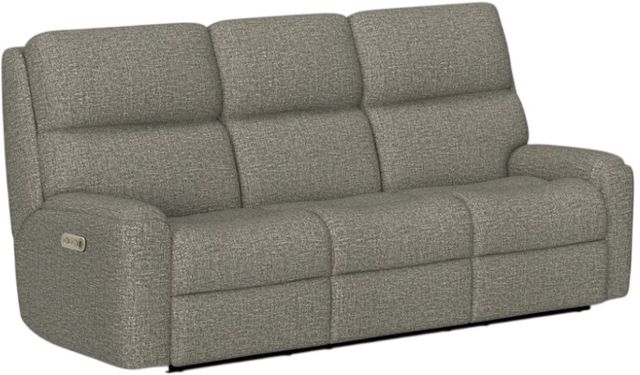 Flexsteel® Customizable Rio Power Reclining Sofa with Power Headrests-2