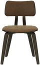 Armen Living Jaguar 2-Piece Espresso/Vintage Dark Brown Dining Chair Set-2