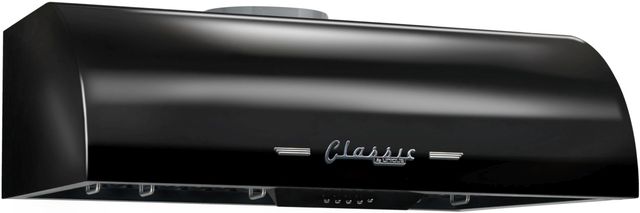 Unique® Appliances Classic Retro 30" Midnight Black Wall Mounted Range Hood-1