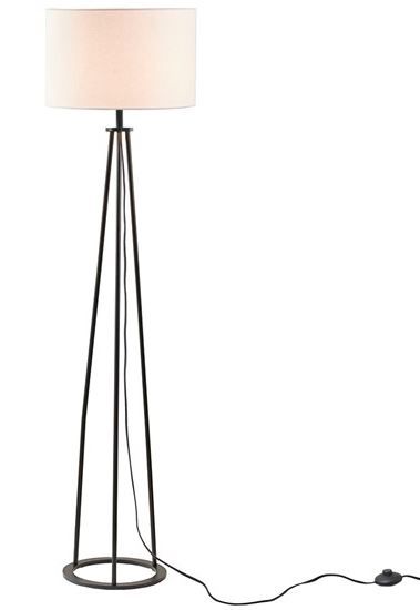 Olliix by Martha Stewart Clyde Black Metal Tripod 59.5" Floor Lamp-1
