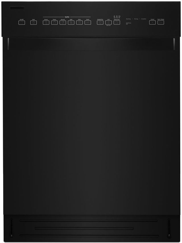 Whirlpool® 24" Built In Dishwasher-Black-0