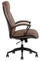Parker House® Smooth Latte Leather Desk Chair-3
