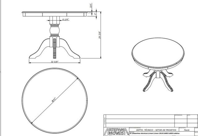 Linon Tobin Two Tone Pedestal Dinning Table -2