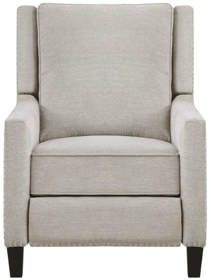 Homelegance® Banks Sand Manual Push Back Recliner-3