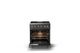 Viking® 5 Series 30" Cast Black Pro Style Dual Fuel (LP) Range with Brushed Brass Trim-1