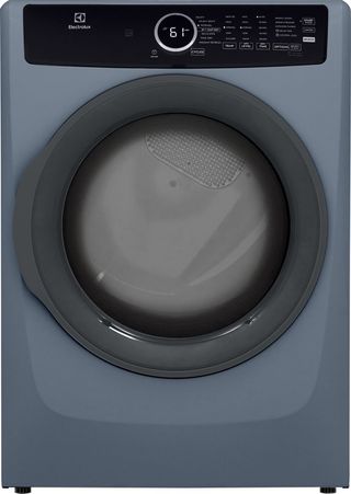 Electrolux® 400 8 Cu. Ft. Denim Blue Front Load Gas Dryer