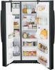 GE® 33" 23.0 Cu. Ft. Black Side-by-Side Refrigerator-3
