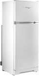 Unique® Appliances 27" 14 Cu. Ft. Marshmallow White Classic Retro Propane Top Freezer Refrigerator-3
