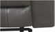 Primo™ International Brindle Charcoal Leather-Match Manual Swivel Glider Recliner-4