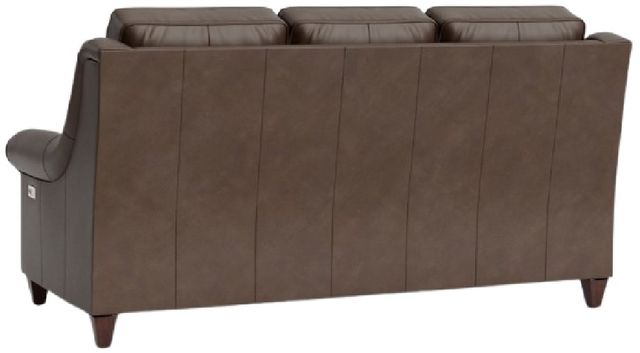 Bassett® Furniture Customizable Magnificent Leather Roll Arm Power Reclining Sofa-3