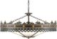 Currey & Company Bunny Williams Berkeley Antique Gold/Moss Gray Chandelier-1
