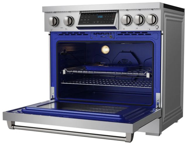 Thor Kitchen® Gordon Ramsay Collection 36" Stainless Steel Pro Style Induction Range with Tilt Panel Touch Control-3