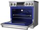 Thor Kitchen® Gordon Ramsay 36" Stainless Steel Freestanding Pro Style Induction Range with Tilt Panel Touch Control in Stainless Steel-3