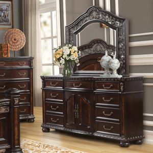 Cordoba 9-Drawer Dresser and Mirror