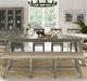 Jofran Inc. Telluride Beige/Driftwood Counter Bench-1