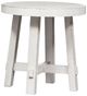 Liberty Furniture Modern Farmhouse Flea Market White Round End Table-0