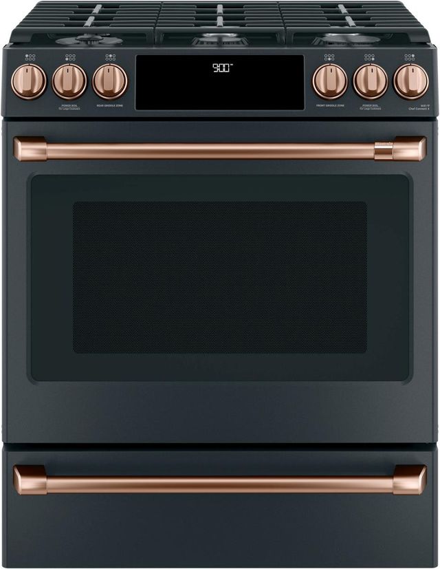 Café™ Brushed Copper Front Control Gas Knobs and Handle Kit-1