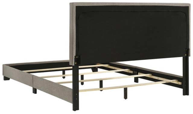 Coaster® Dorian Taupe Eastern King Upholstered Panel Bed -3