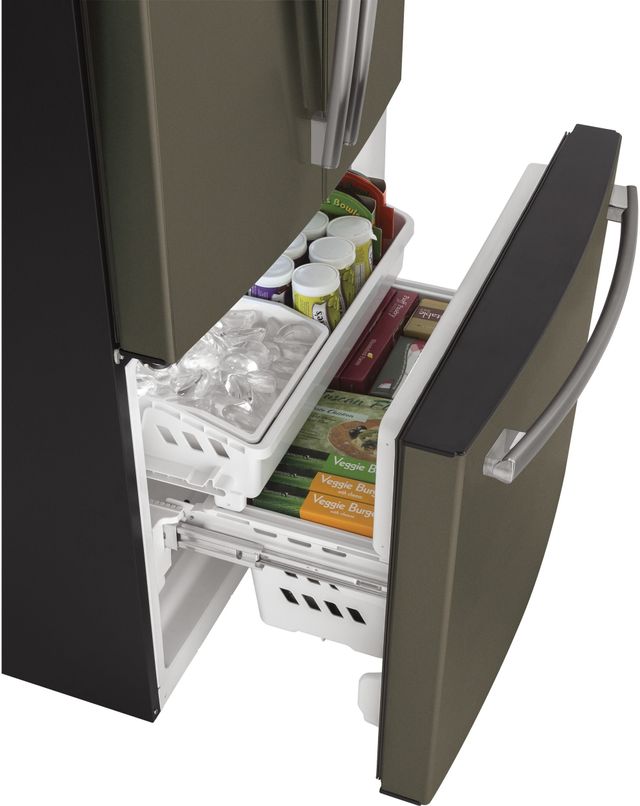 GE® 33 in. 18.6 Cu. Ft. Slate Counter Depth French Door Refrigerator-6