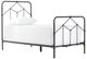 Four Hands Casey Sandblasted Vintage Black Youth Twin Metal Rod Bed-0