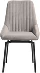 Armen Living Susie 2-Piece Light Grey Dining Chair Set-1