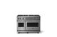 Viking® 5 Series 48" Stainless Steel Pro Style Gas (NG) Range with Polished Chrome Trim-0