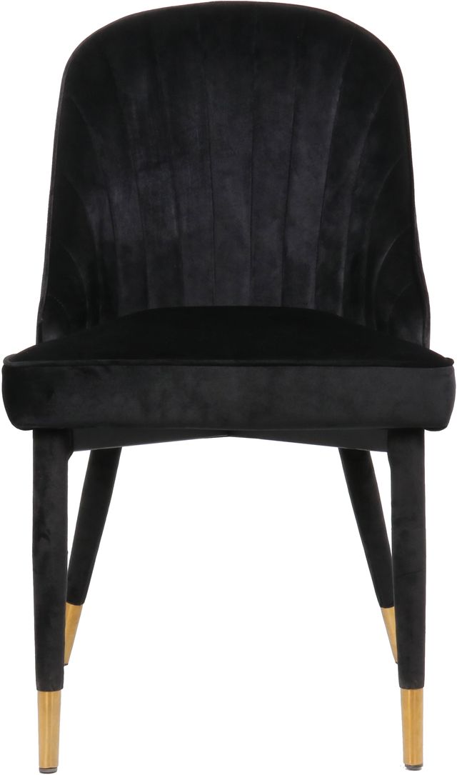 Meridian Furniture Belle Black Velvet Dining Chair-1