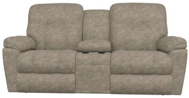 La-Z-Boy® Morrison Sable Power Reclining Loveseat with Console and Headrest-1