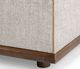 Classic Home Ellerie Latte Square Ottoman-4