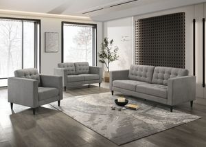 Lifestyle Cosmo 2-Piece Gray Living Room Seating Set