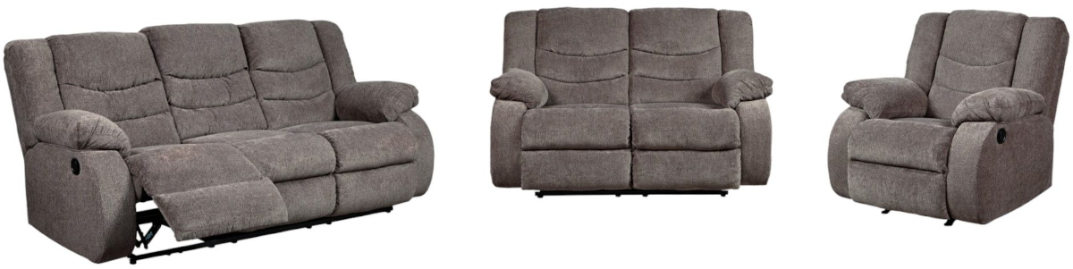 Signature Design by Ashley® Tulen 3-Piece Gray Living Room