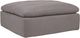 Moe's Home Collection Clay Light Grey Ottoman-0