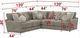 Jackson Furniture Turner 3-Piece Mushroom L-Shape Sectional-2