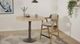 Nest Home Collections Sadie Medium Gray Round Counter Table with Iron Base-1