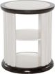 Michael Amini® Paris Chic® Two-Tone Round End Table-2
