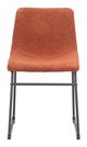Zuo Modern Smart Burnt Orange Dining Chair-1