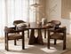 International Furniture Direct Raramuri Brown Round Dining Table-1