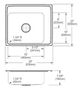Elkay Lustertone® Classic Lustrous Satin Stainless Steel 25" x 22" x 8" Single Bowl Drop-in Classroom Sink-1