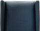 International Furniture Direct Forge Blue/Brown Leather Dining Side Chair-4
