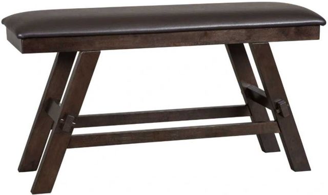 Liberty Furniture Lawson Chocolate/Espresso Dining Counter Bench-0