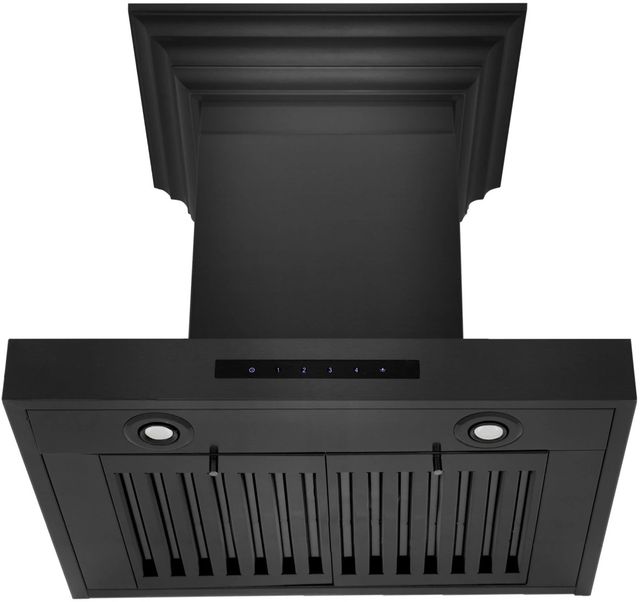 ZLINE 30" Black Stainless Steel Wall Mounted Range Hood-3