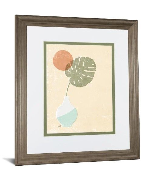 Classy Art Sun Palm I Mint by Moira Hershey Wall Art-1